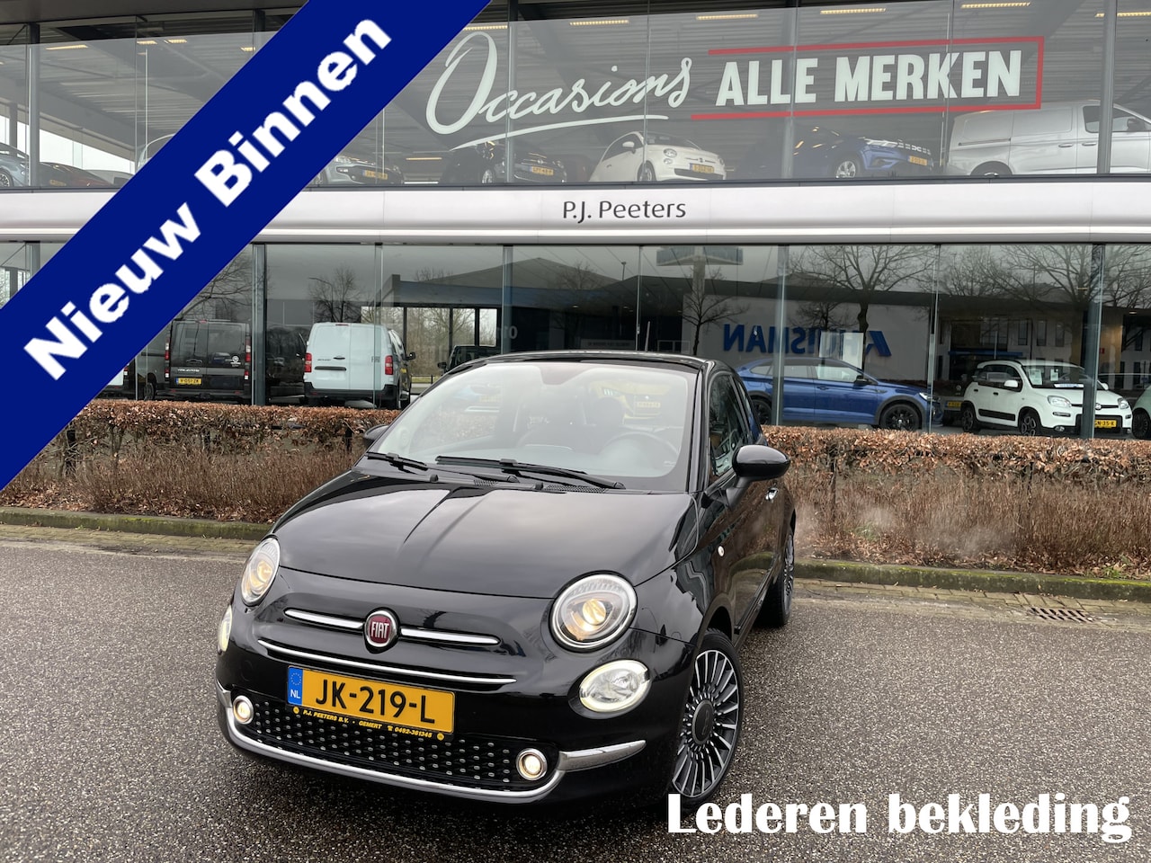 Fiat 500 - 0.9 TwinAir Turbo Lounge leder Met Business style pack - Climate control - Parkeer sensore - AutoWereld.nl