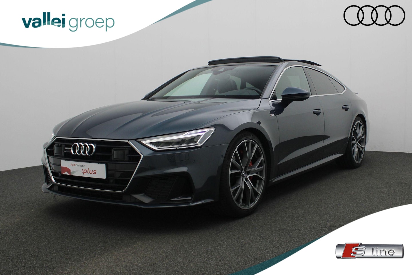 Audi A7 Sportback - 55 TFSI 340PK S-tronic 3.0 V6 quattro Pro Line S / S-Line | Panoramadak | Valcona leder | - AutoWereld.nl