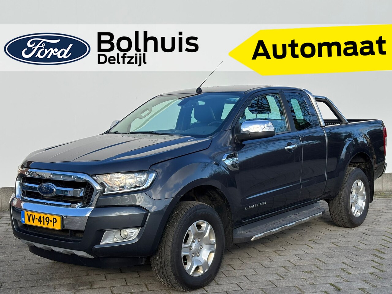 Ford Ranger - 2.2 TDCi Limited Supercab | Trekhaak | Voorruitverwarming | Leder | 100% dealer onderhoude - AutoWereld.nl