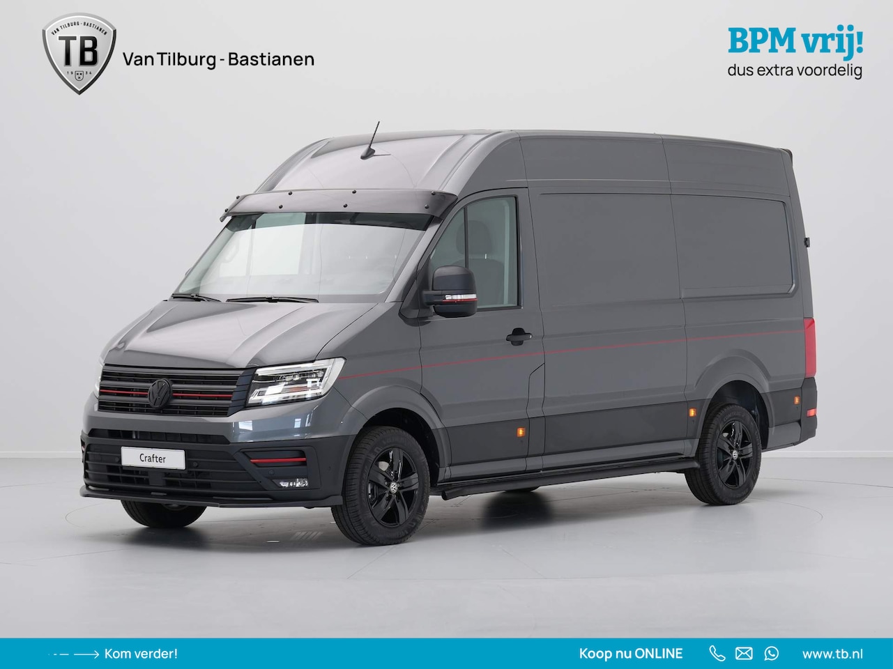 Volkswagen Crafter - 2.0 TDI 130kW 177PK GVW 3.5T L3H3 WB 3640mm Exclusive Hero Edition BPM vrij! - AutoWereld.nl