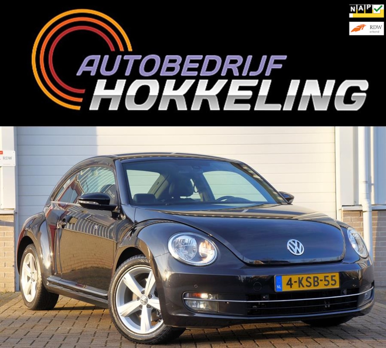 Volkswagen Beetle - 1.4 TSI Sport 161pk; Automaat+Leder+Navigatie=SUPER !! - AutoWereld.nl