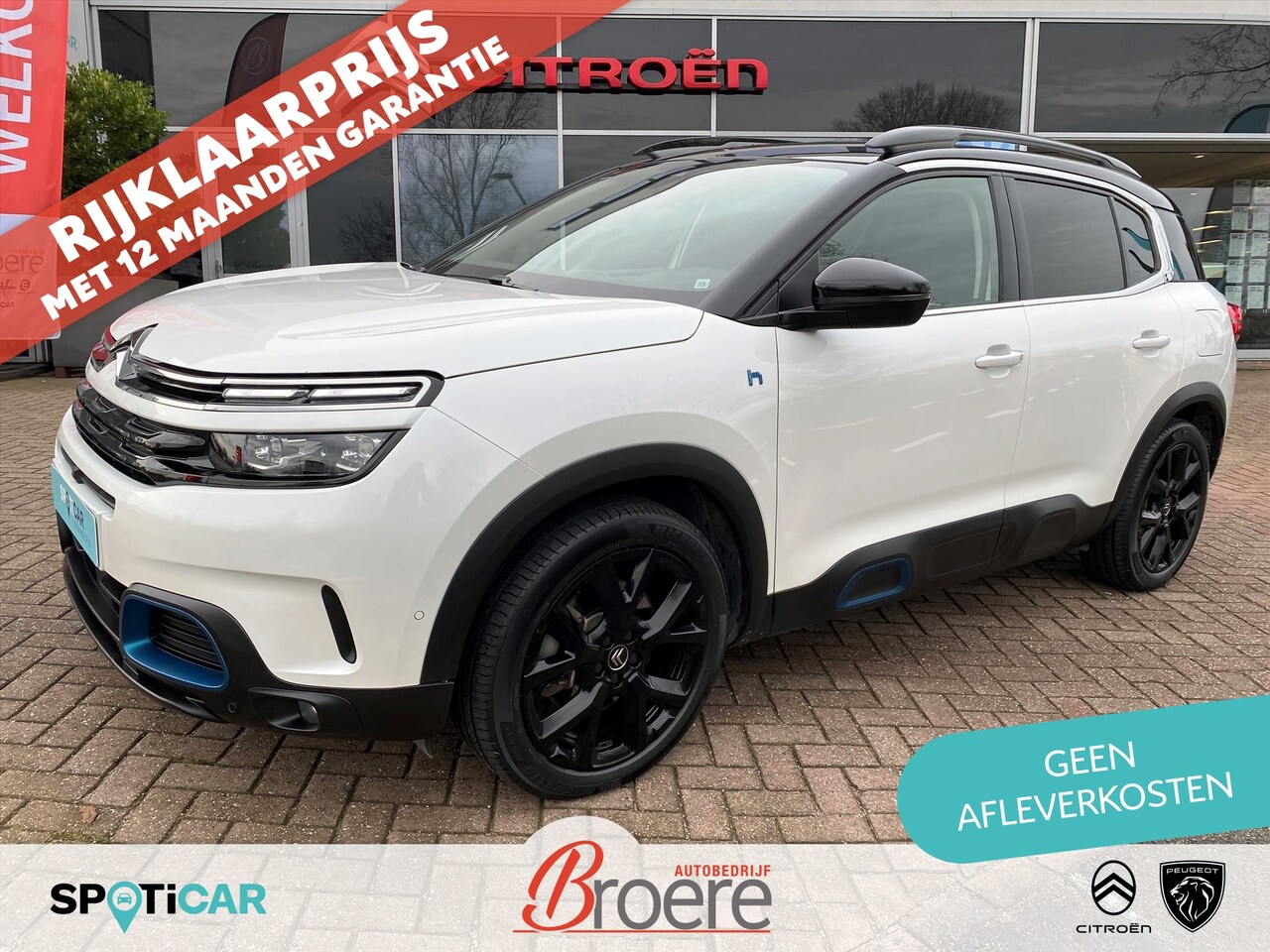 Citroën C5 Aircross - 1.6 Hybrid 225pk EAT8 Shine | elek. achterklep, adaptive cruise, keyless, 19 inch velgen, - AutoWereld.nl