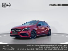 Mercedes-Benz A-klasse - AMG 45 4MATIC |PANO|SCHAALSTOELEN|H&K|MEMORY|VOLL. ONDERH