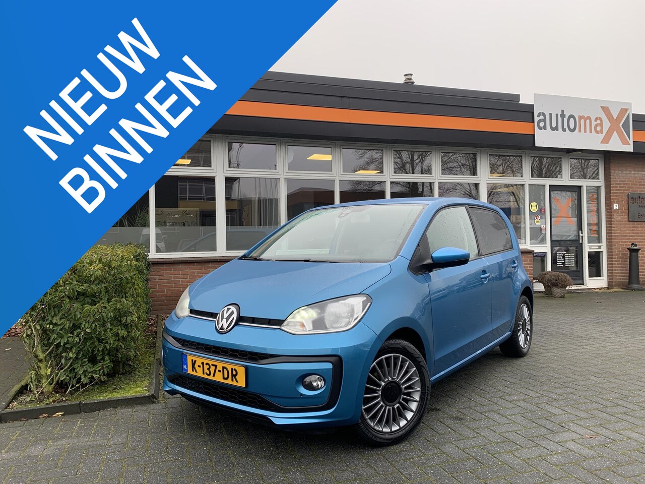 Volkswagen Up! - 1.0 BMT high up! |Bleutooth!|Cruise!|Stoel Verw!| - AutoWereld.nl