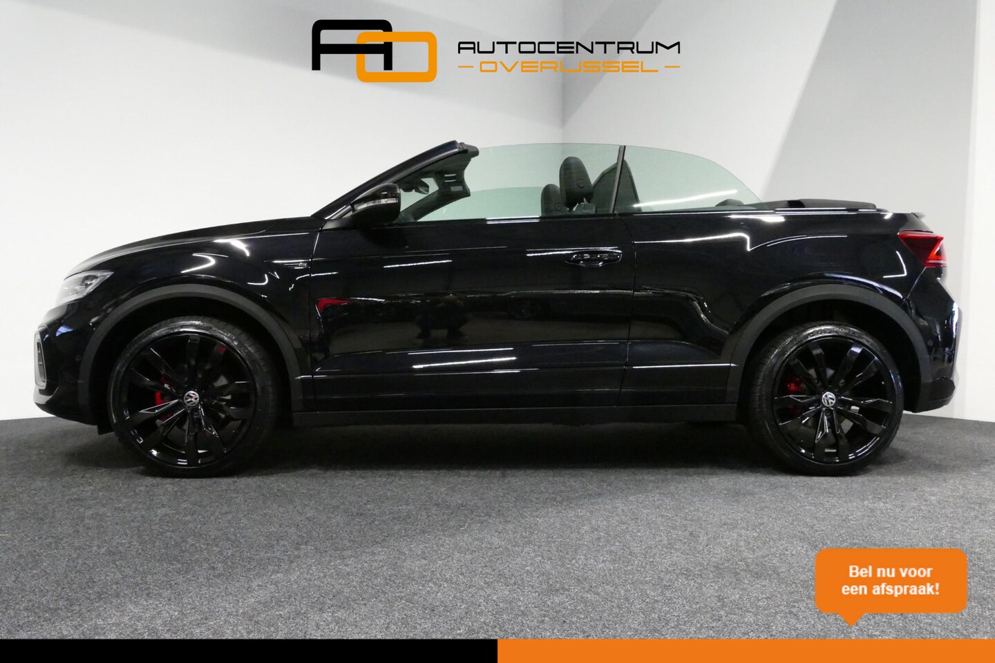 Volkswagen T-Roc Cabrio - 1.5 TSI R-Line / Black Style / Achteruitrijcamera / Lederen bekleding / Stoelverwarming / - AutoWereld.nl