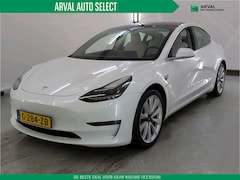 Tesla Model 3 - Long Range AWD 75 kWh 351pk | Trekhaak 1.000kg | 19" Velgen | Autopilot | Wit interieur |