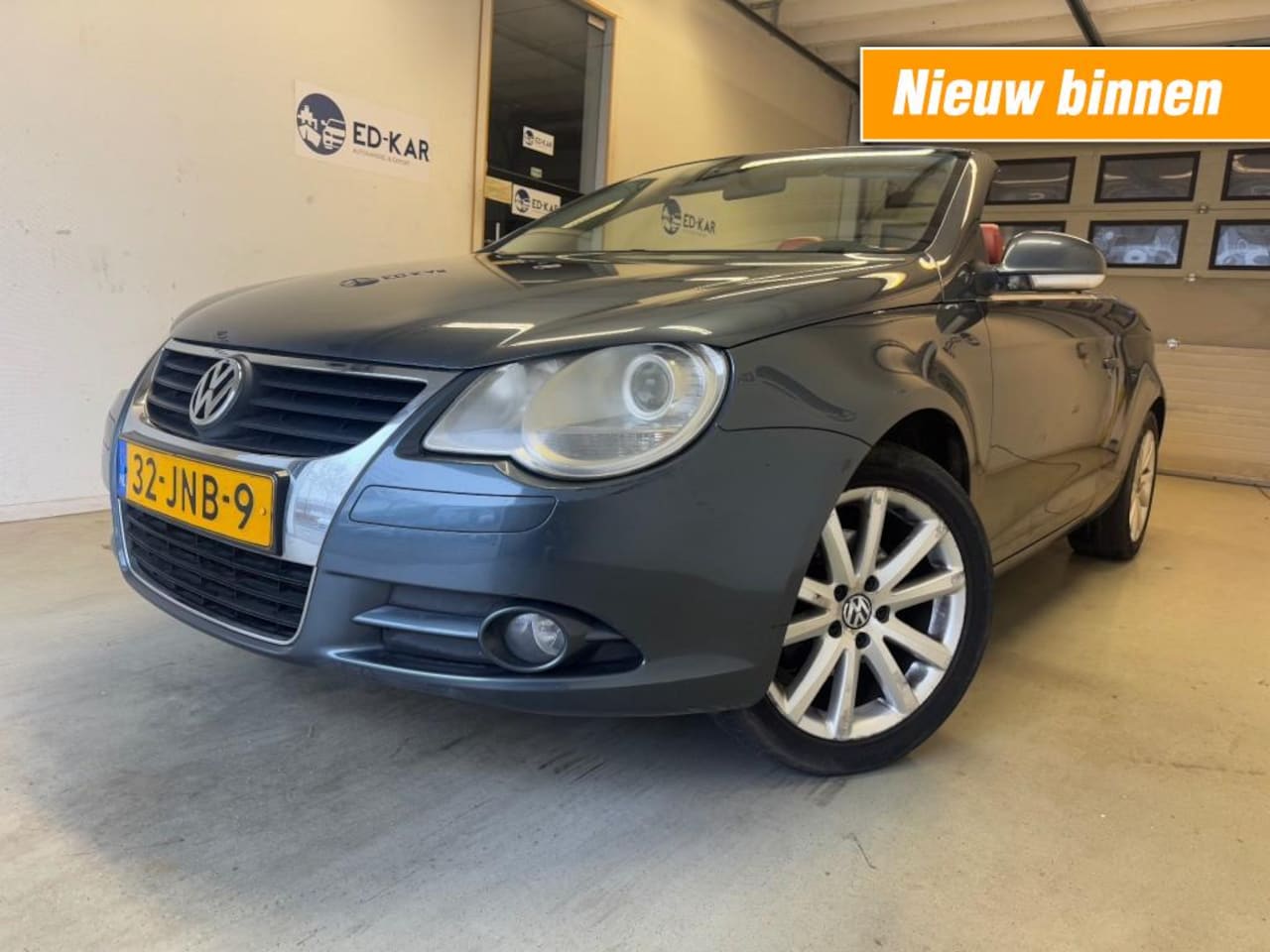 Volkswagen Eos - 2.0-16v FSI LEER CABRIO RIJDT GOED NAP - AutoWereld.nl