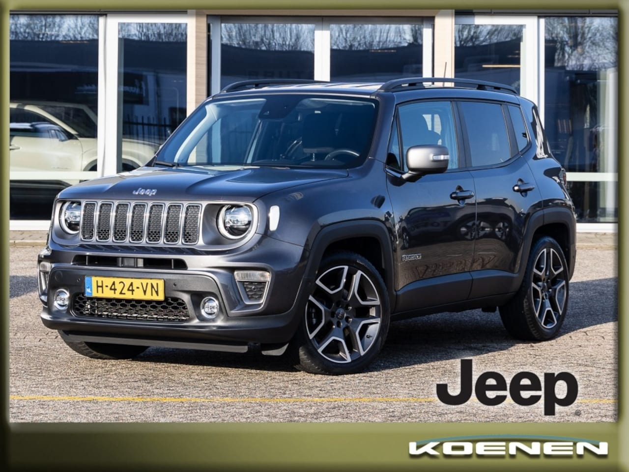 Jeep Renegade - 1.3T LIMITED Trekhaak/ Automaat/ Navi/ All Season/ 150Pk - AutoWereld.nl