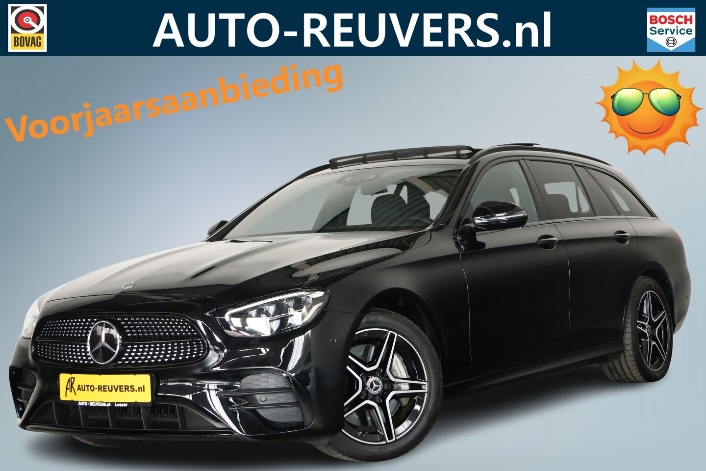 Mercedes-Benz E-klasse Estate - 300 e Business Solution AMG / Opendak / Burmester / ACC / Leder - AutoWereld.nl