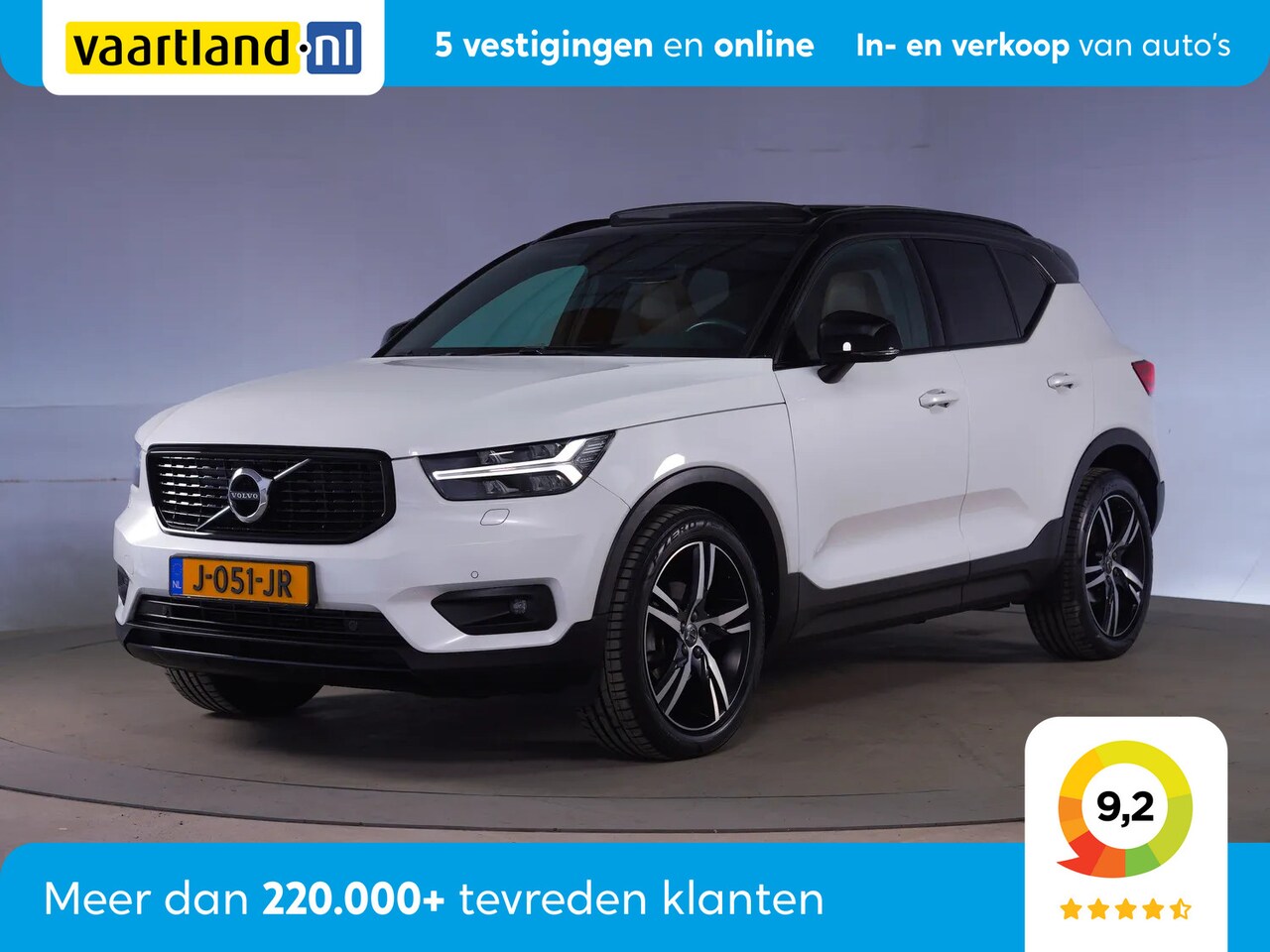 Volvo XC40 - T3 163pk R-Design Aut. [ Panorama Leder Trekhaak ] - AutoWereld.nl