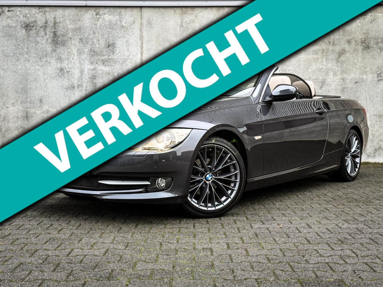 BMW 3-serie Cabrio - 320i High Executive | Org. NL! | Clima | Cruise | Navi | Leder | Xenon | Metalic | PDC | - AutoWereld.nl