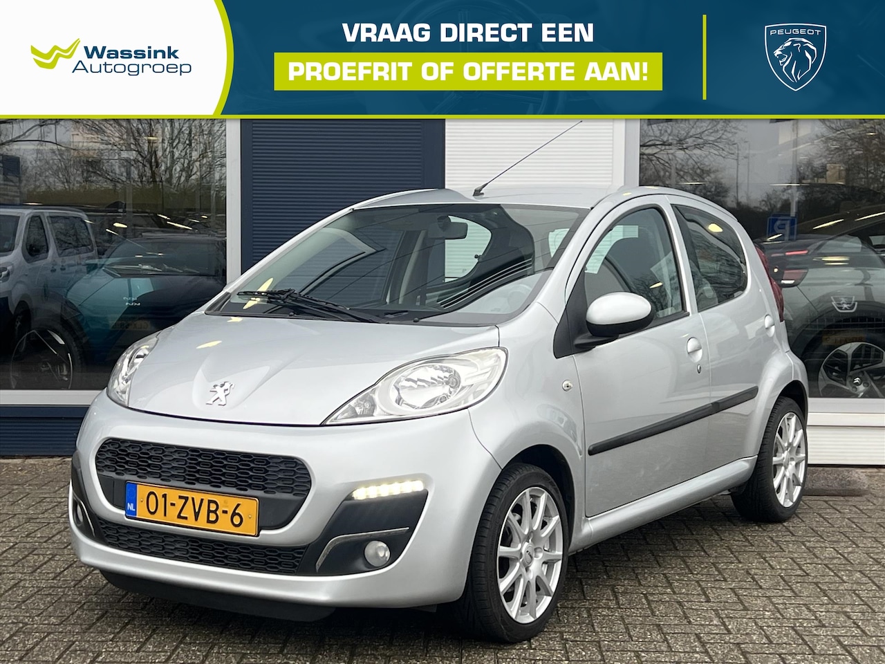 Peugeot 107 - 1.0 68PK 5-drs Active | Airco | Dealer onderhouden | Unieke KM stand |15'' LM Velgen | Rui - AutoWereld.nl