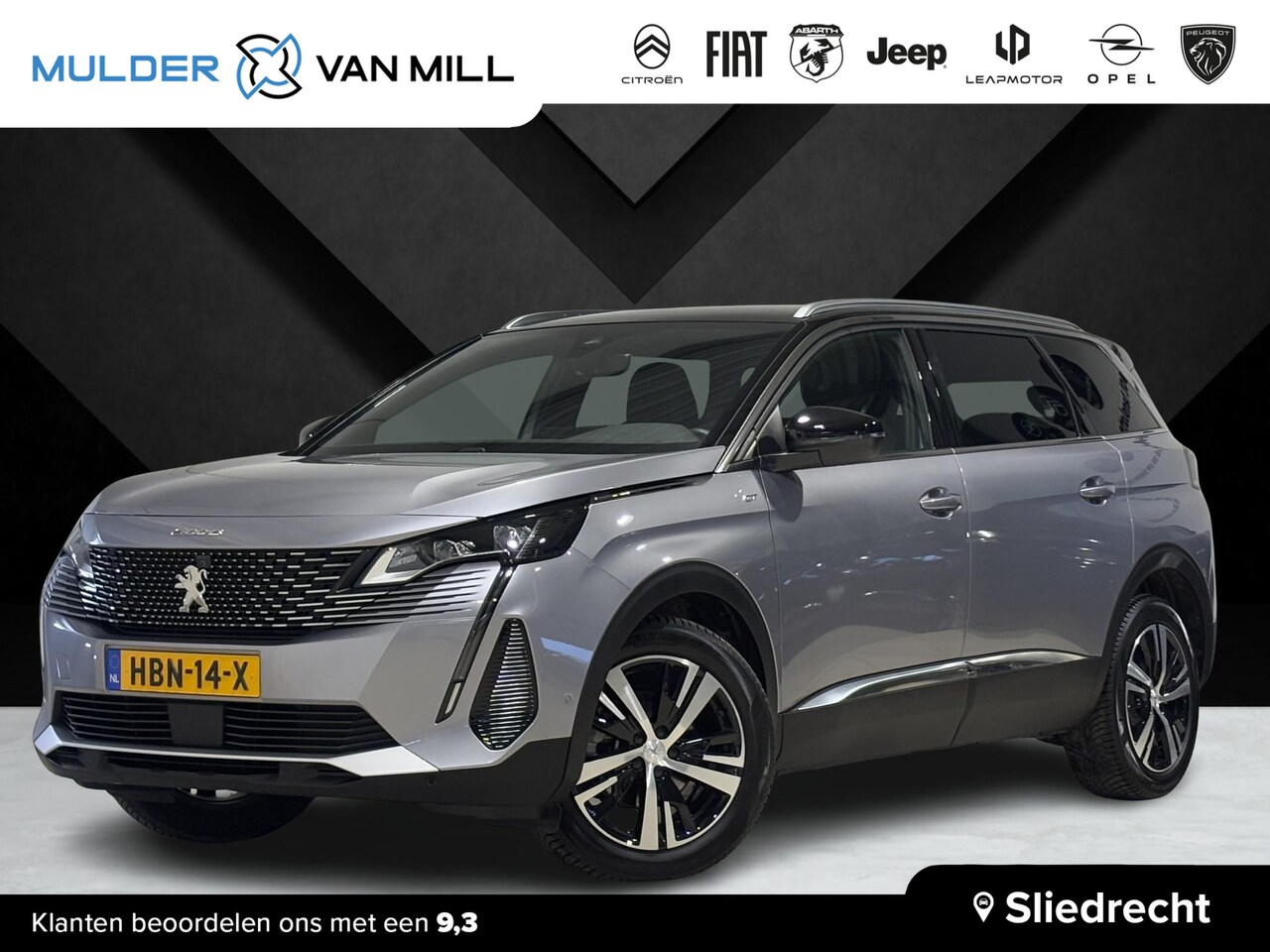 Peugeot 5008 - SUV GT 1.2 Hybrid 136pk e-DSC6 AUTOMAAT HANDSFREE A.KLEP | STOELVERW. | 360° CAMERA | NAVI - AutoWereld.nl