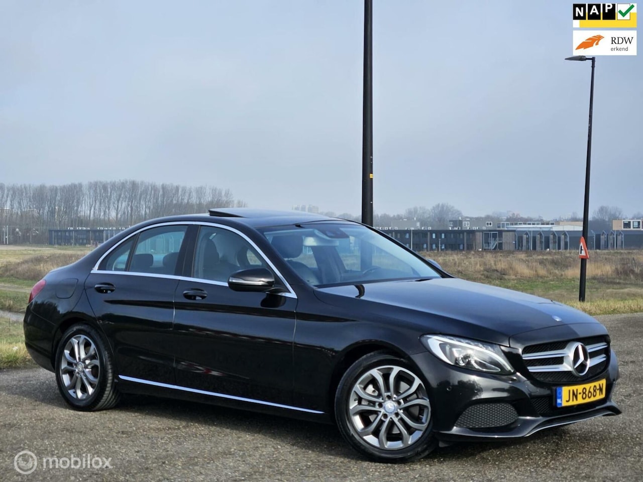 Mercedes-Benz C-klasse - 220 CDI Aut|Pano|Leder|Stoelver|Nap|Boekje - AutoWereld.nl