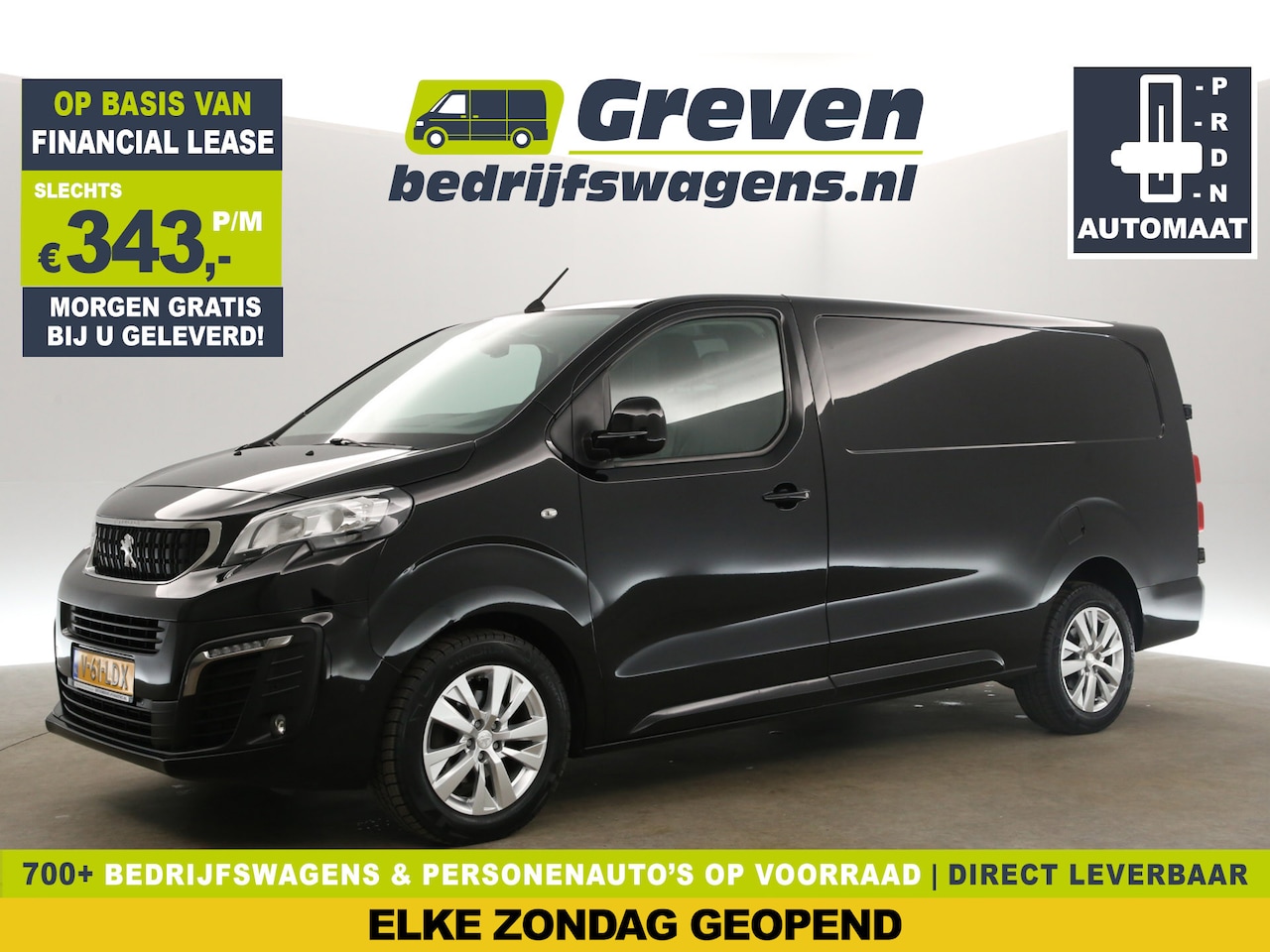 Peugeot Expert - 2.0 BlueHDI L3H1 177PK Automaat Airco LED Cruise 360Camera Carplay Trekhaak Stoelverwarmin - AutoWereld.nl