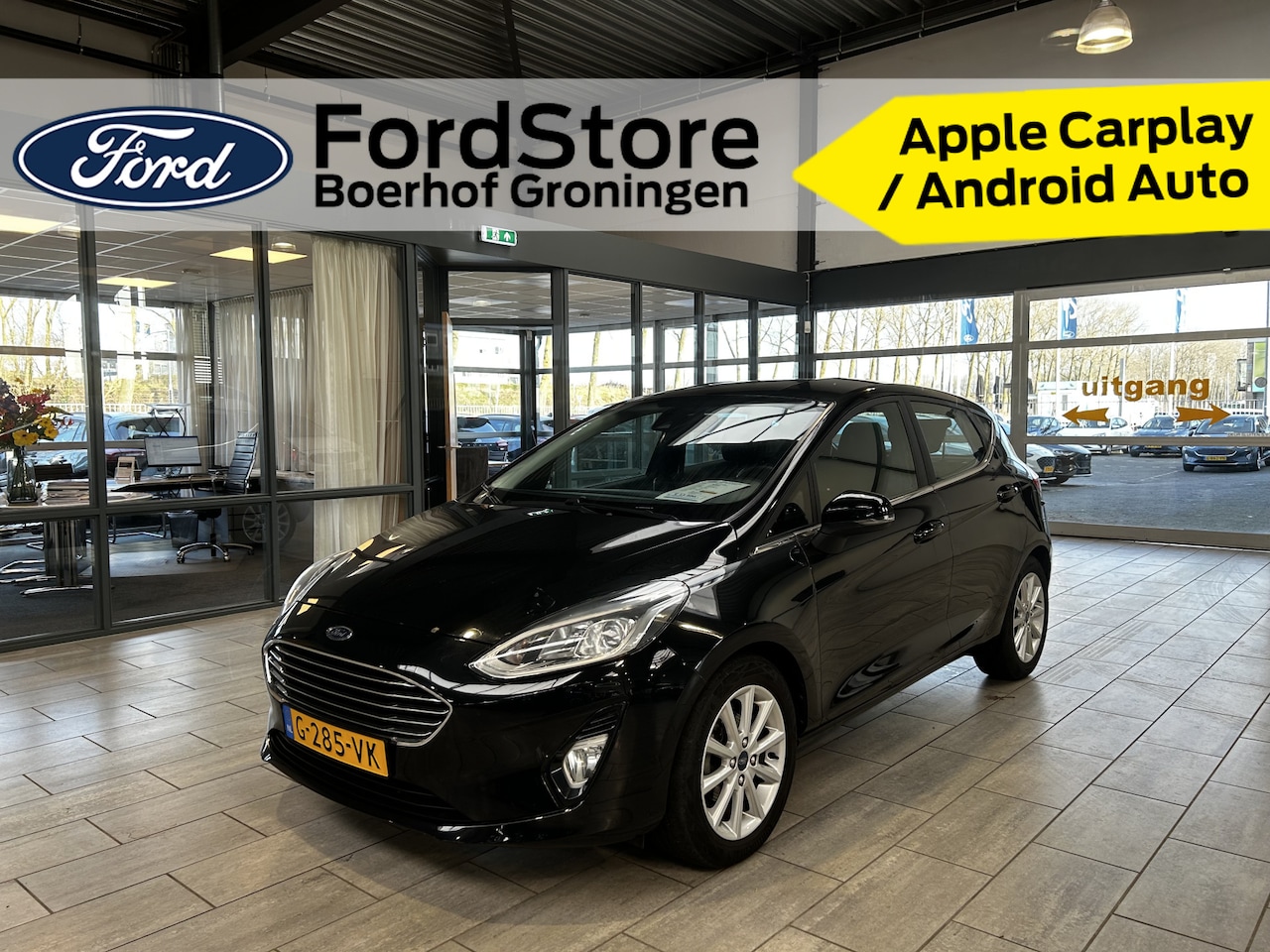 Ford Fiesta - EcoBoost 95PK Titanium Cruise I Climate I Parkeersens. I 16"LM I 49.000km!! - AutoWereld.nl