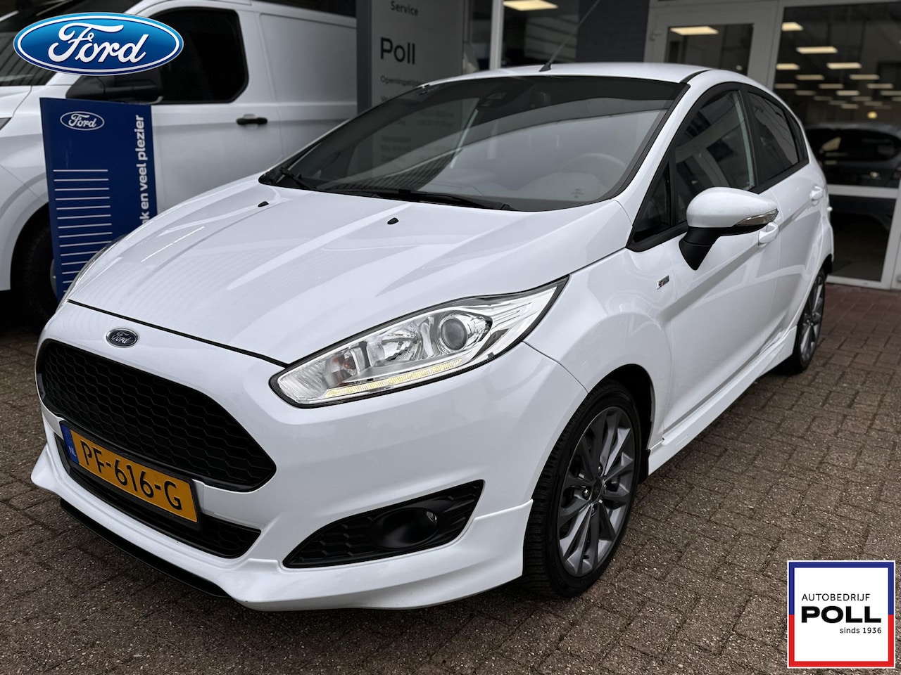 Ford Fiesta - 1.0 EcoBoost ST Line Navi Climat Afn. Trekhaak Privacy Glass 4S All season banden 5drs - AutoWereld.nl