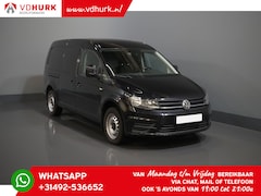 Volkswagen Caddy Maxi - 2.0 TDI 100 pk DSG Aut. E6 D.B. Riem V.V./ 2x Schuifdeur/ Standkachel/ Stoelverw./ PDC/ Cr