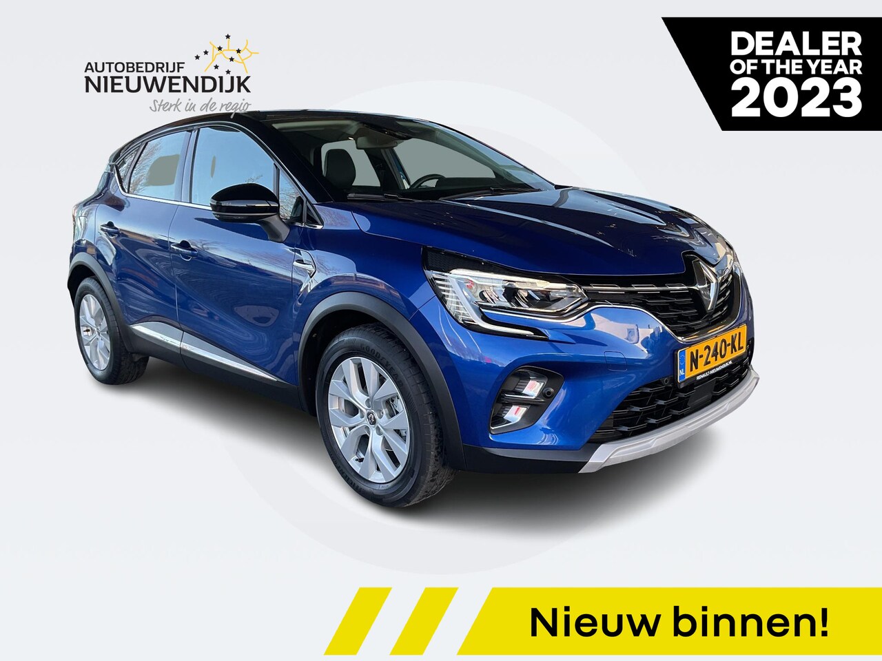 Renault Captur - 1.0 TCe 90 Intens APPLE CARPLAY EN ANDROID AUTO / NAVIGATIE / PARKEERSENSOREN / PARKEERCAM - AutoWereld.nl