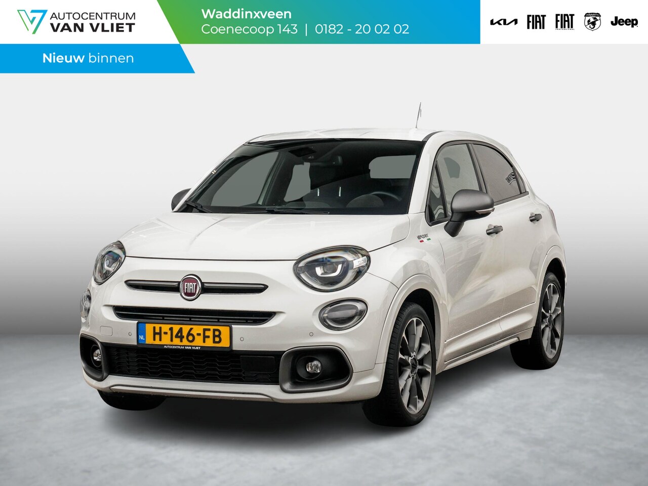 Fiat 500 X - 1.3 GSE Sport | Automaat | Navi | Camera | Clima | PDC | Apple Carplay | Trekhaak - AutoWereld.nl