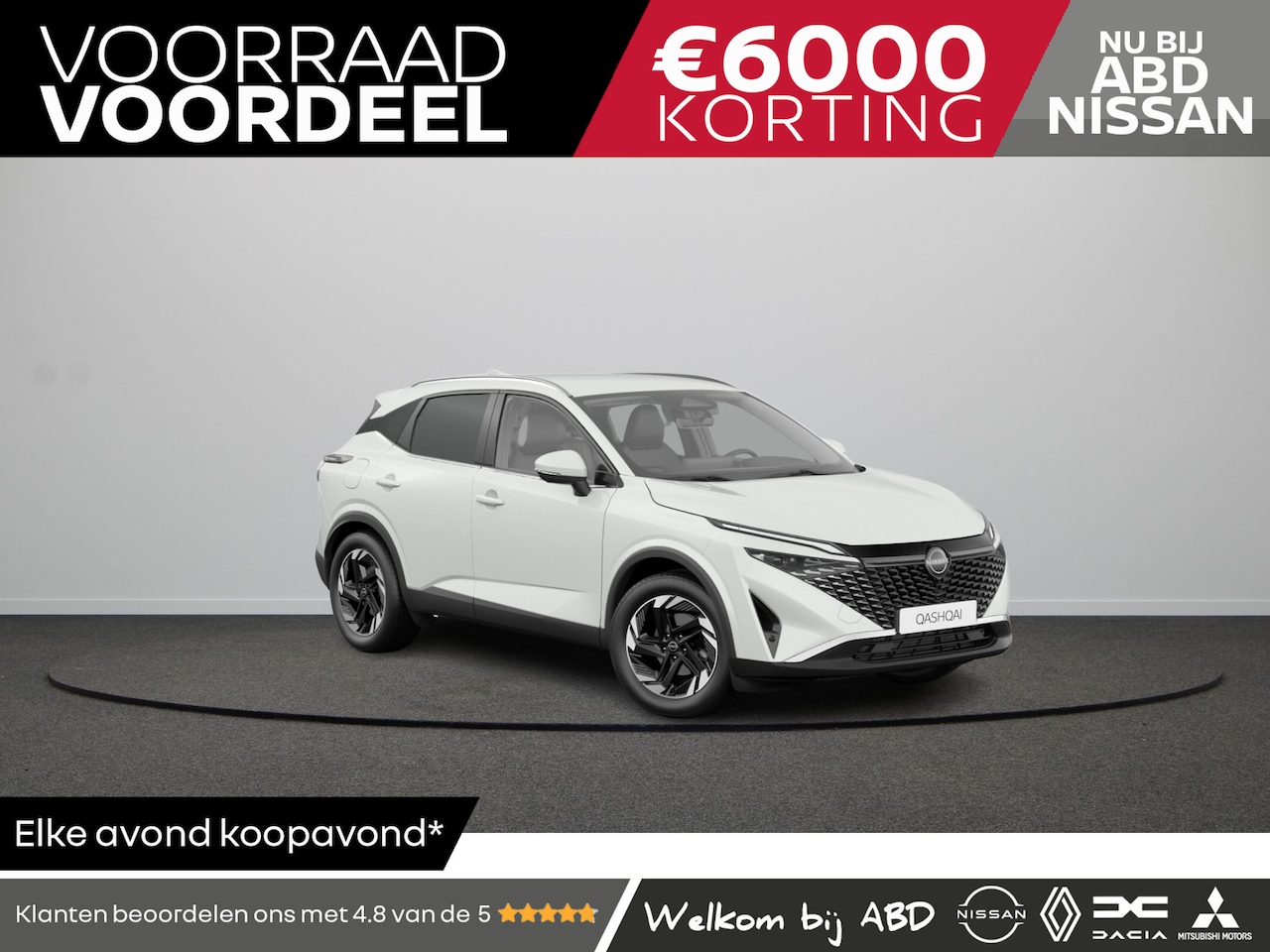 Nissan Qashqai - Mild-Hybrid 140 6MT N-Connecta + Panoramisch glazen dak + Cold Pack | 12.3" TFT digitale c - AutoWereld.nl