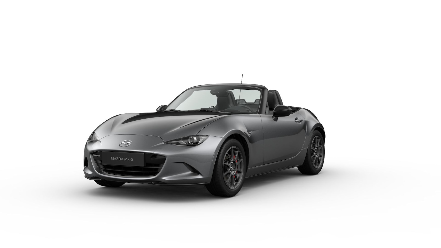 Mazda MX-5 - Roadster Skyactiv-G 132 6MT Homura | 16-inch lichtmetalen velgen in Black Metallic (Skyact - AutoWereld.nl