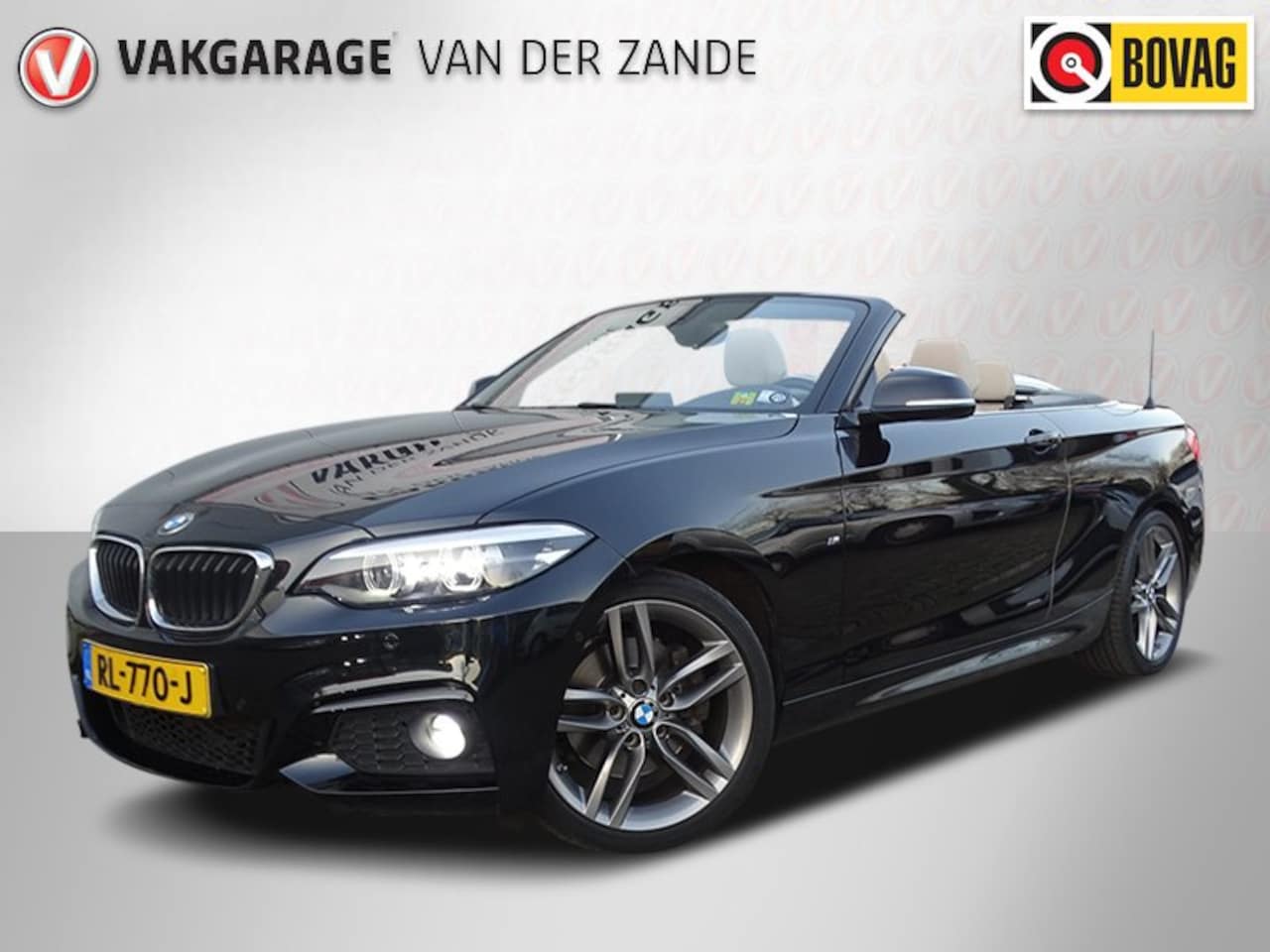 BMW 2-serie Cabrio - 220i AUT High Executive M PAKKET, Leder, NAVI, Camera, Compleet! - AutoWereld.nl