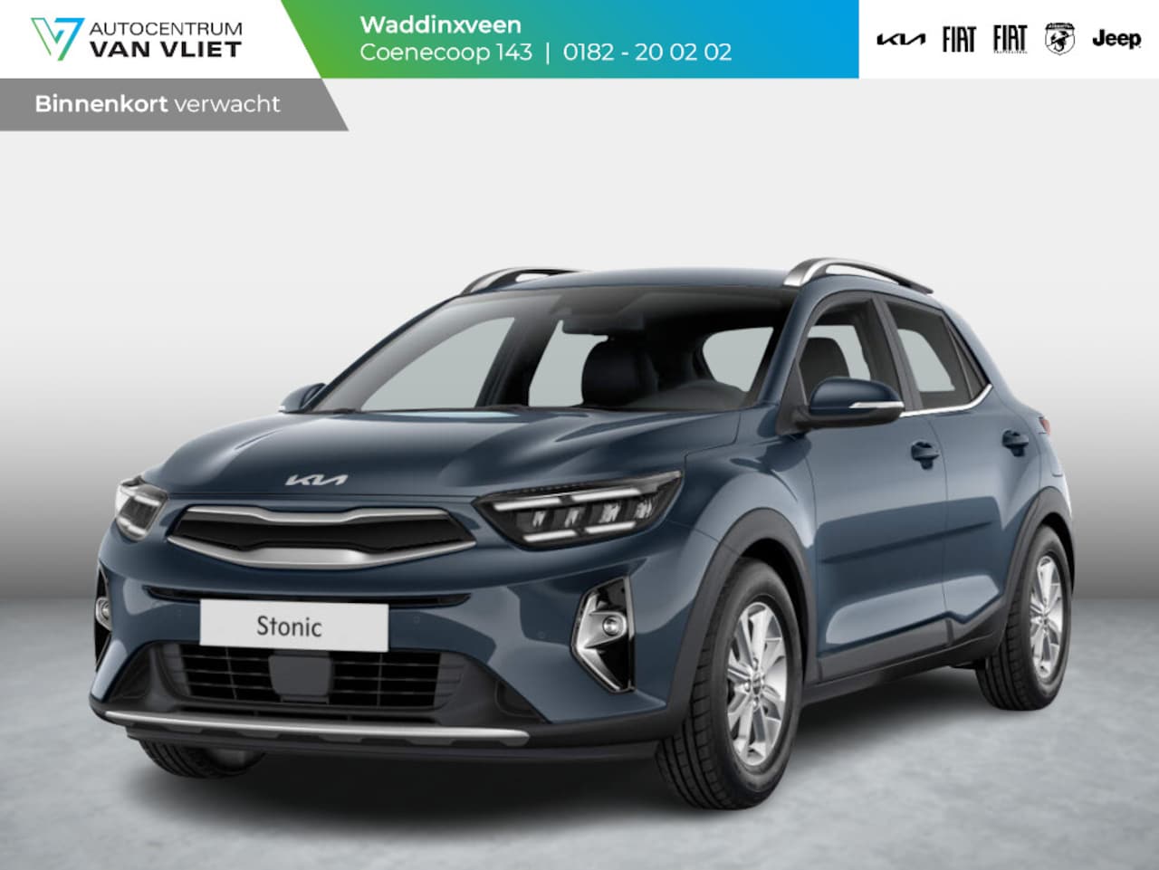 Kia Stonic - 1.0 T-GDi MHEV DynamicLine | Levering Mei | MY25 | 15'' lichtmetaal | Navi | Cruise | DAB - AutoWereld.nl