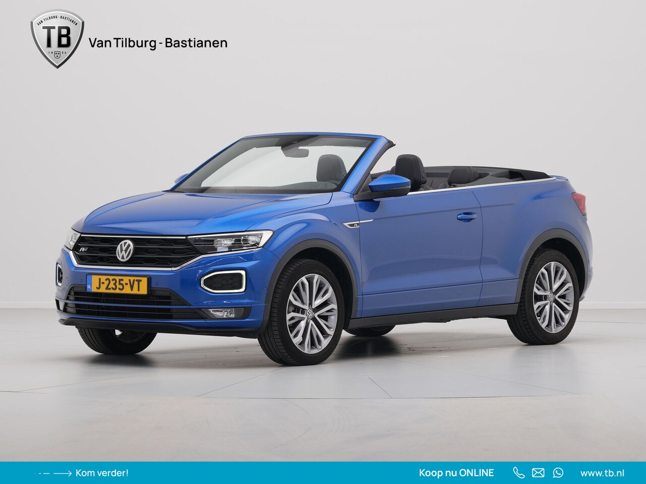 Volkswagen T-Roc Cabrio - 1.5 TSI 150pk DSG R-Line Navigatie Trekhaak Camera Stoelverwarming 199 - AutoWereld.nl