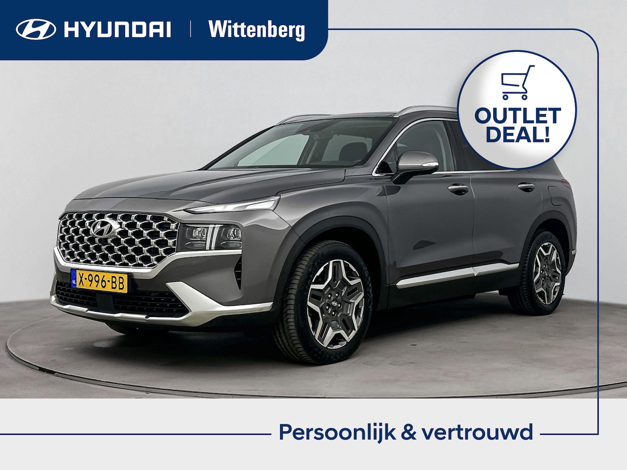 Hyundai Santa Fe - 1.6 T-GDI PHEV PREMIUM SKY 7P. | OUTLET DEAL! | SCHUIF DAK | NAVI | CLIMA | CRUISE | 360 C - AutoWereld.nl