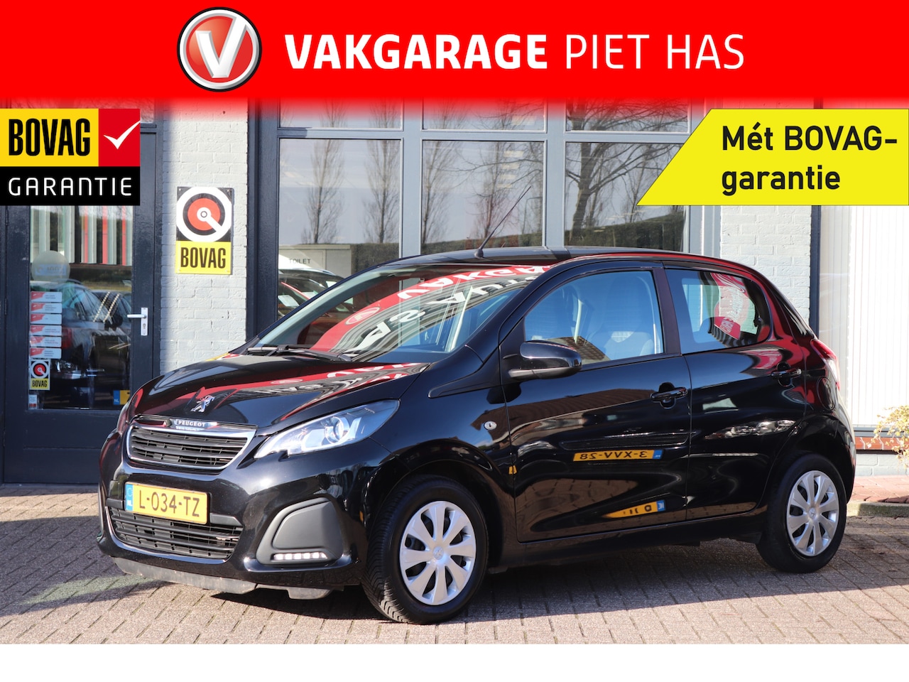 Peugeot 108 - 1.0 e-VTi Active | Airco | Bluetooth | 1ste Eigenaar | Incl. Garantie | 5-Deurs | LED Dagr - AutoWereld.nl