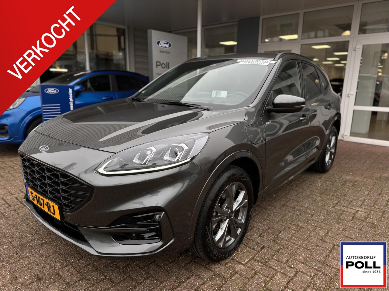 Ford Kuga - 2.5 PHEV ST-Line Adap Cruise Camera Dode hoek Parking pack HUD Full LED Privacy Glass - AutoWereld.nl