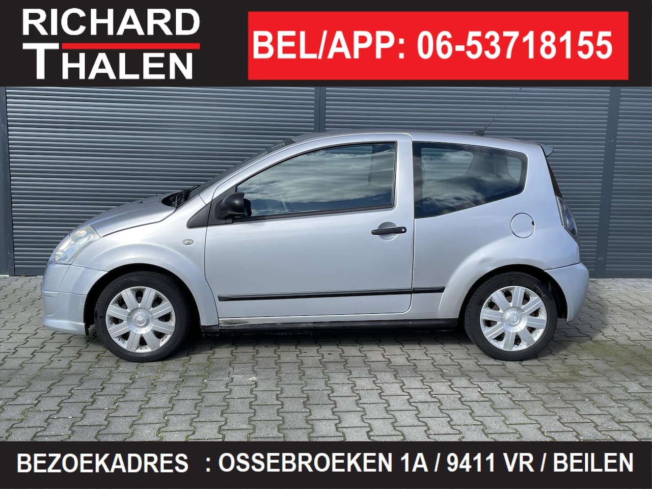 Citroën C2 - 1.4i Caractère 1.4 I Caractère 75Pk ( Opknapper tegen meeneemprijs ) - AutoWereld.nl