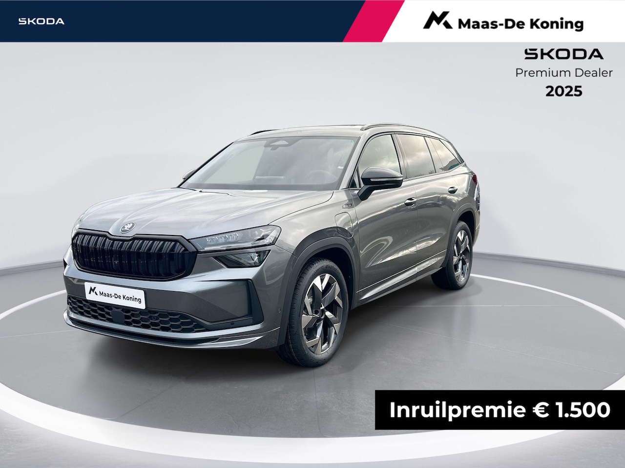 Skoda Kodiaq - 1.5 TSI PHEV Sportline Business 6 Versn. DSG 204 Pk | Trekhaak | 19'' Licht metalen Velgen - AutoWereld.nl