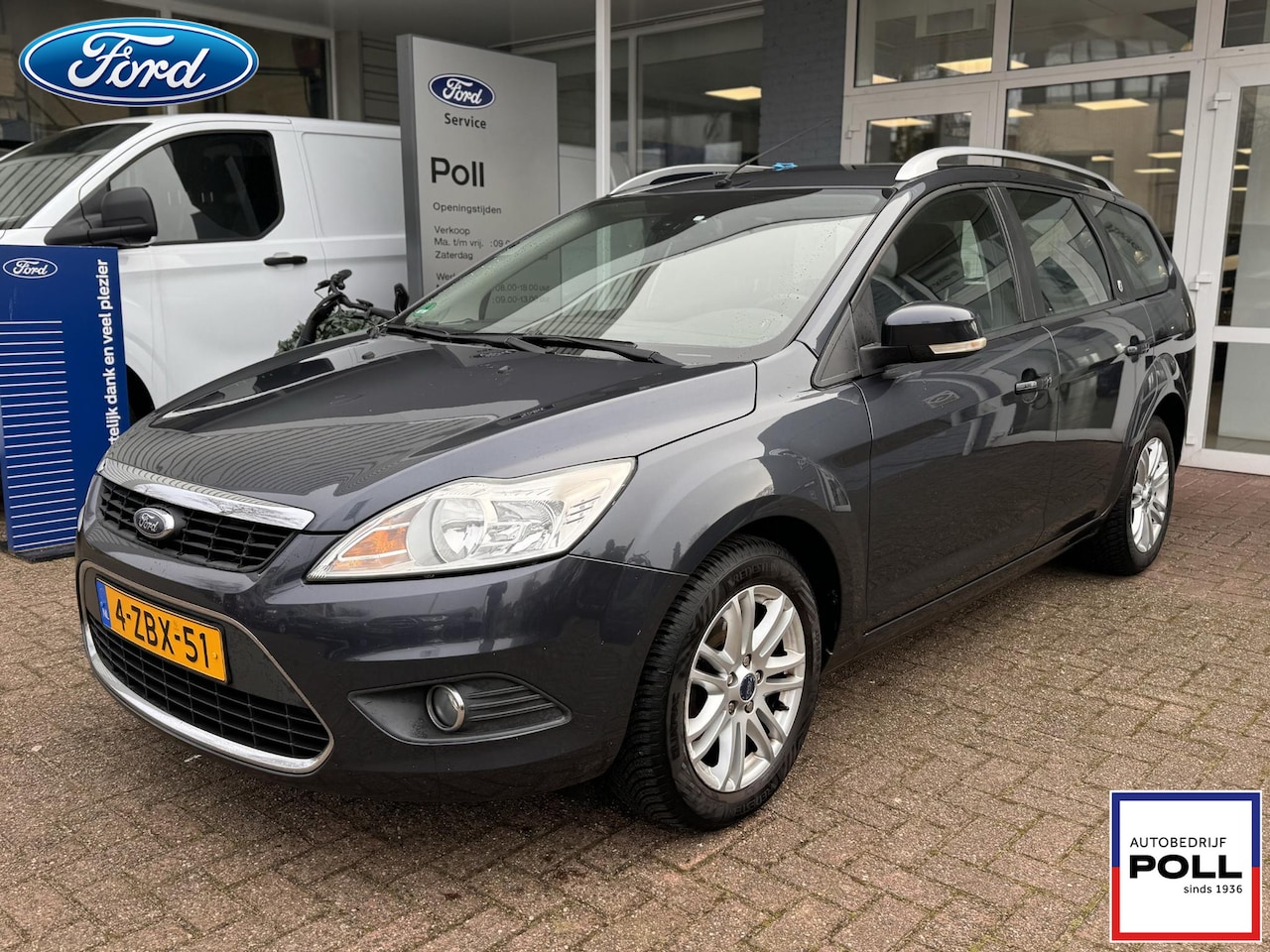 Ford Focus Wagon - 1.6 Ti-VCT 115pk Ghia Navigatie Climat Cruise Voorruitverwarming Wagon Dealeronderhouden - AutoWereld.nl