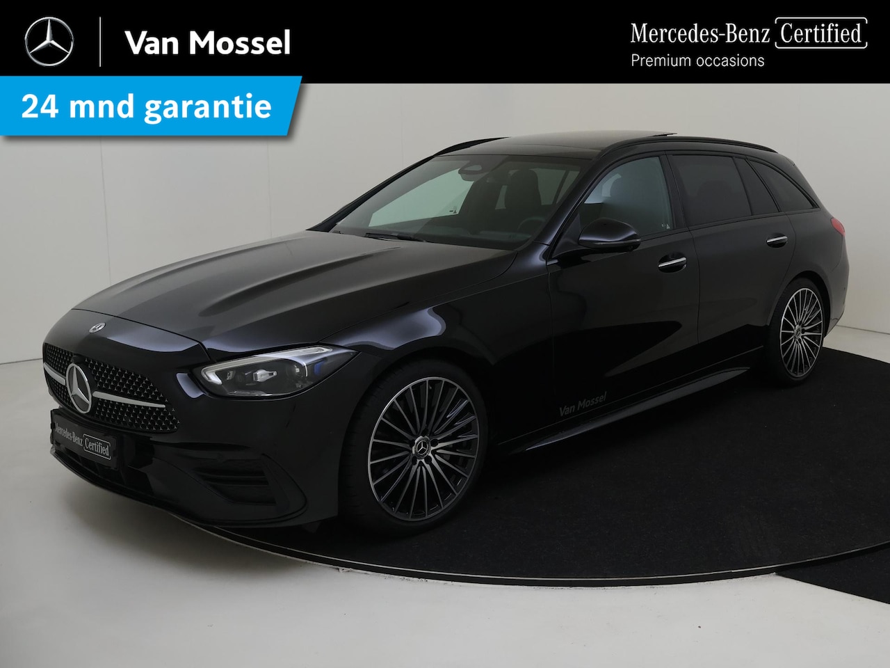 Mercedes-Benz C-klasse Estate - 200 AMG Line Premium Plus/Panoramadak /Burmester /19 Inch /360 Camera - AutoWereld.nl