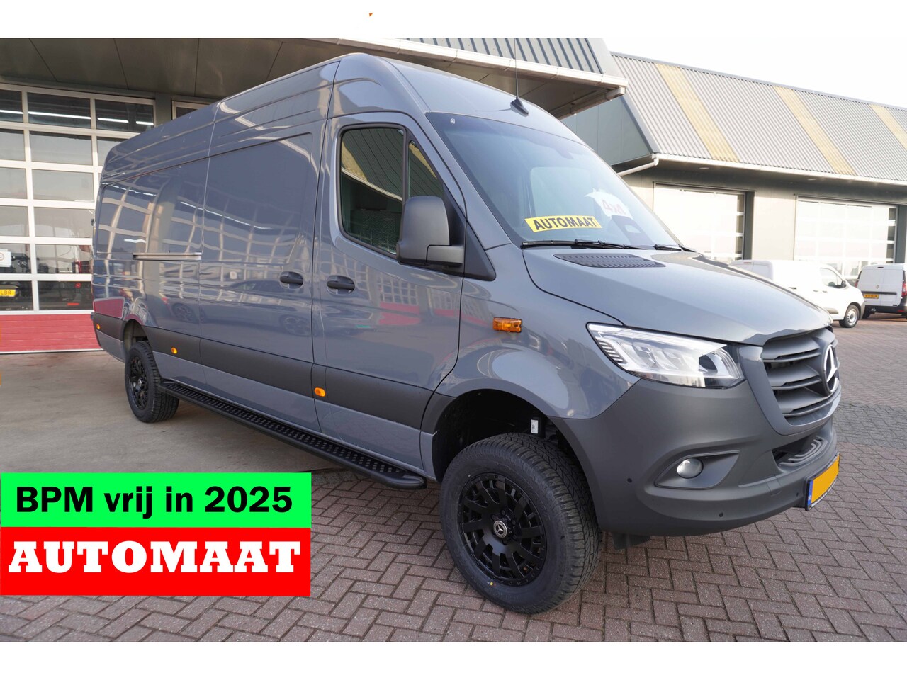 Mercedes-Benz Sprinter - 319 CDI 191PK L3H2 4x4 Automaat Nr. V128 | Climate | Cruise | Apple CP-Android auto | Came - AutoWereld.nl