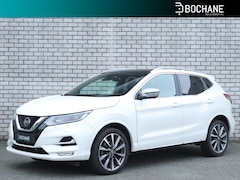 Nissan Qashqai - 1.3 DIG-T 140 Tekna + | Trekhaak | Lederen Bekleding | 360° Camera | Stoelverwarming |