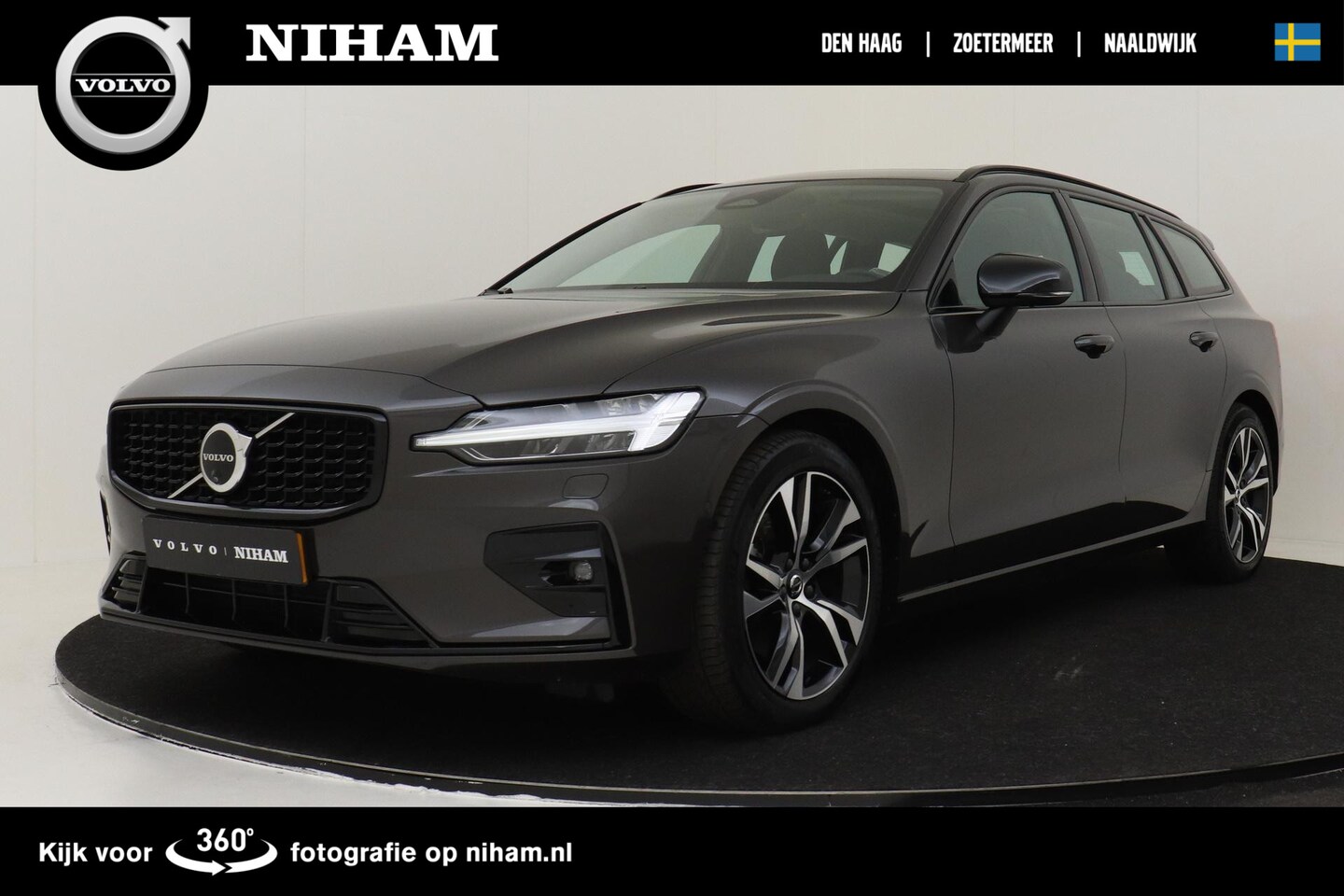 Volvo V60 - B3 (M-HYBRID) PLUS DARK -LIGHTING|PANO.DAK|HK-AUDIO|360CAM|TREKHAAK - AutoWereld.nl