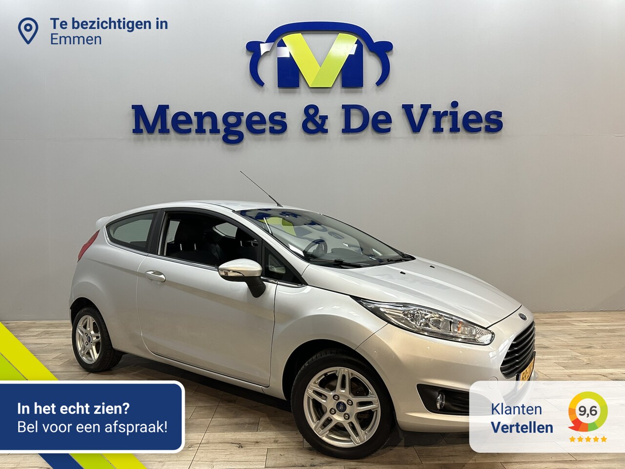 Ford Fiesta - 1.0 EcoBoost Titanium Airco | Cruise Control | Bluetooth | Elek ramen | 14" velgen | Isofi - AutoWereld.nl