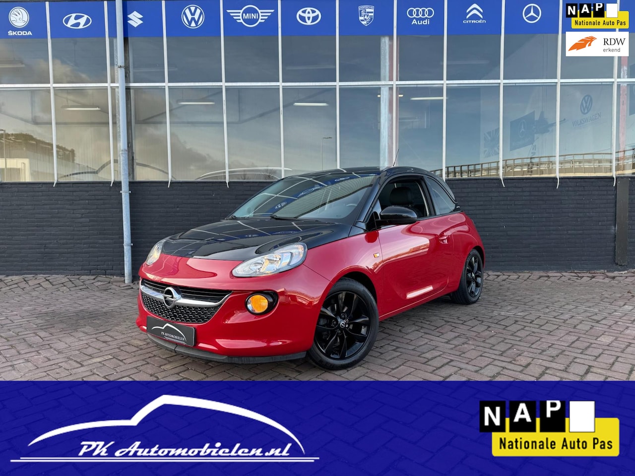 Opel ADAM - 1.2 Black Jack Edition **CARPLAY + CRUISE CONTROL** - AutoWereld.nl