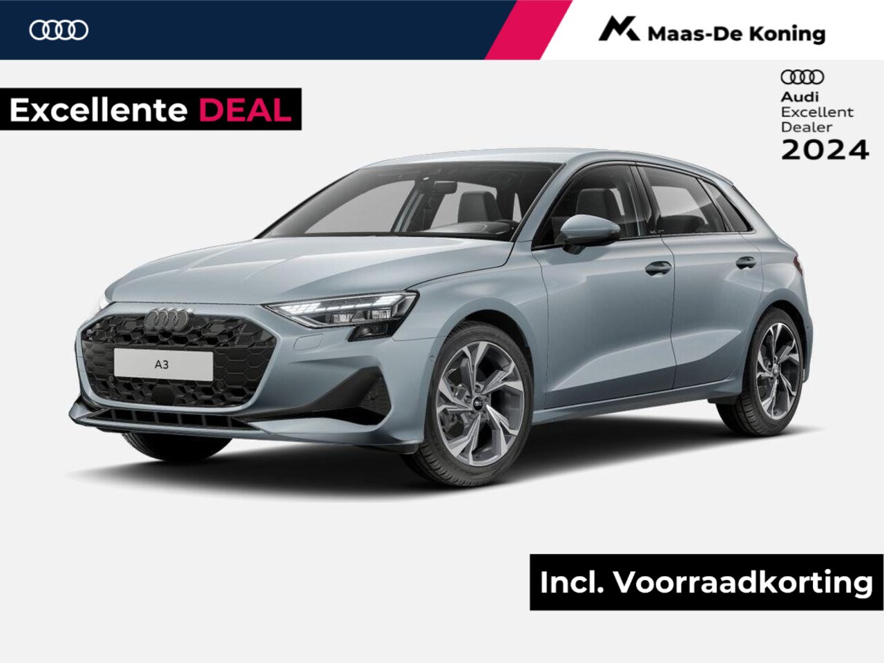 Audi A3 Sportback - Advanced edition 30 TFSI 116 PK · Optiekpakket zwart plus · Privacyglas · Assistentiepakke - AutoWereld.nl