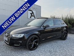 Audi A3 Sportback - 1.4 TFSI CoD Sport Pano|Leer|Virtuel|ACC|Camera Zwart