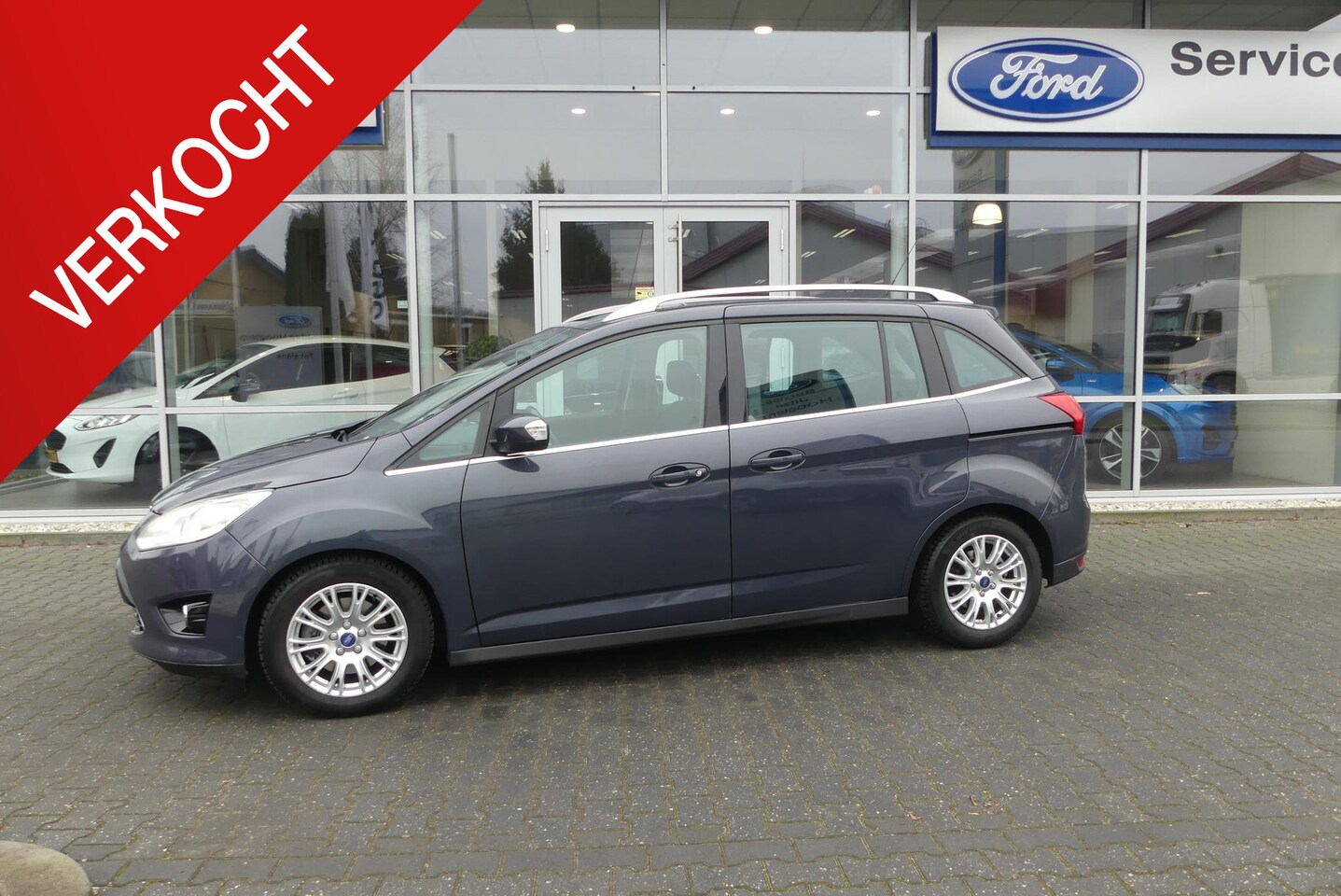 Ford C-Max - 1.6 EcoBoost Titanium 7p. 7 PERSOONS.NAVI TREKHAAK.CRUISE.D RIEM VERVANGEN. - AutoWereld.nl