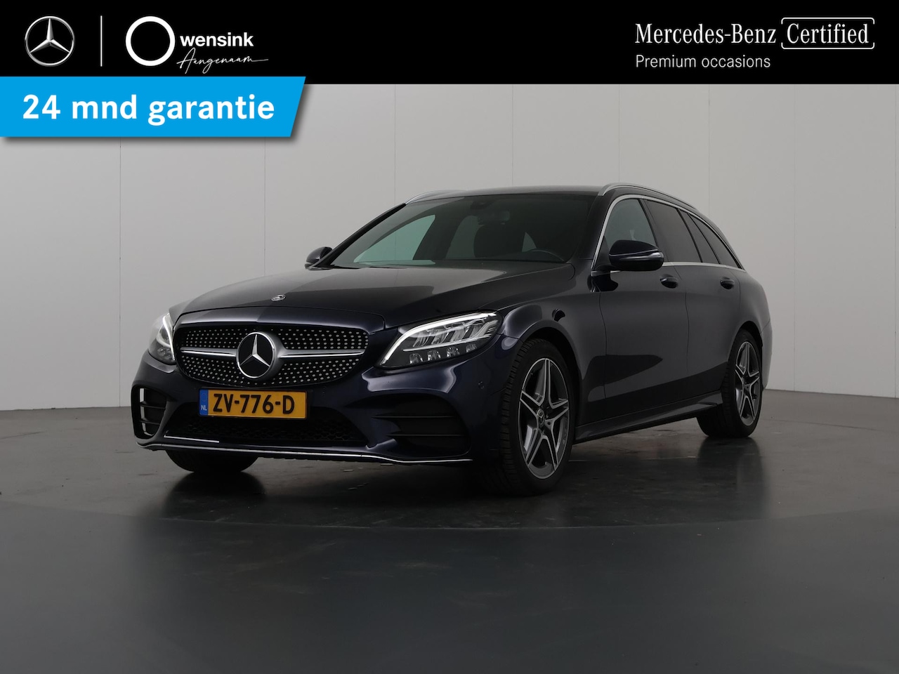 Mercedes-Benz C-klasse Estate - 180 Business Solution AMG | 360 graden camera | Stoelverwarming | Parkeercamera | Keyless - AutoWereld.nl