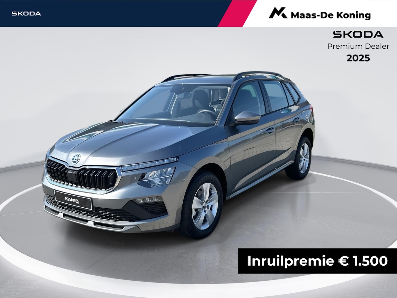 Skoda Kamiq - Selection 1.0 TSI 85 kW / 115 PK SUV 6 versn. Hand | Graphite grey | wegklapbare trekhaak - AutoWereld.nl