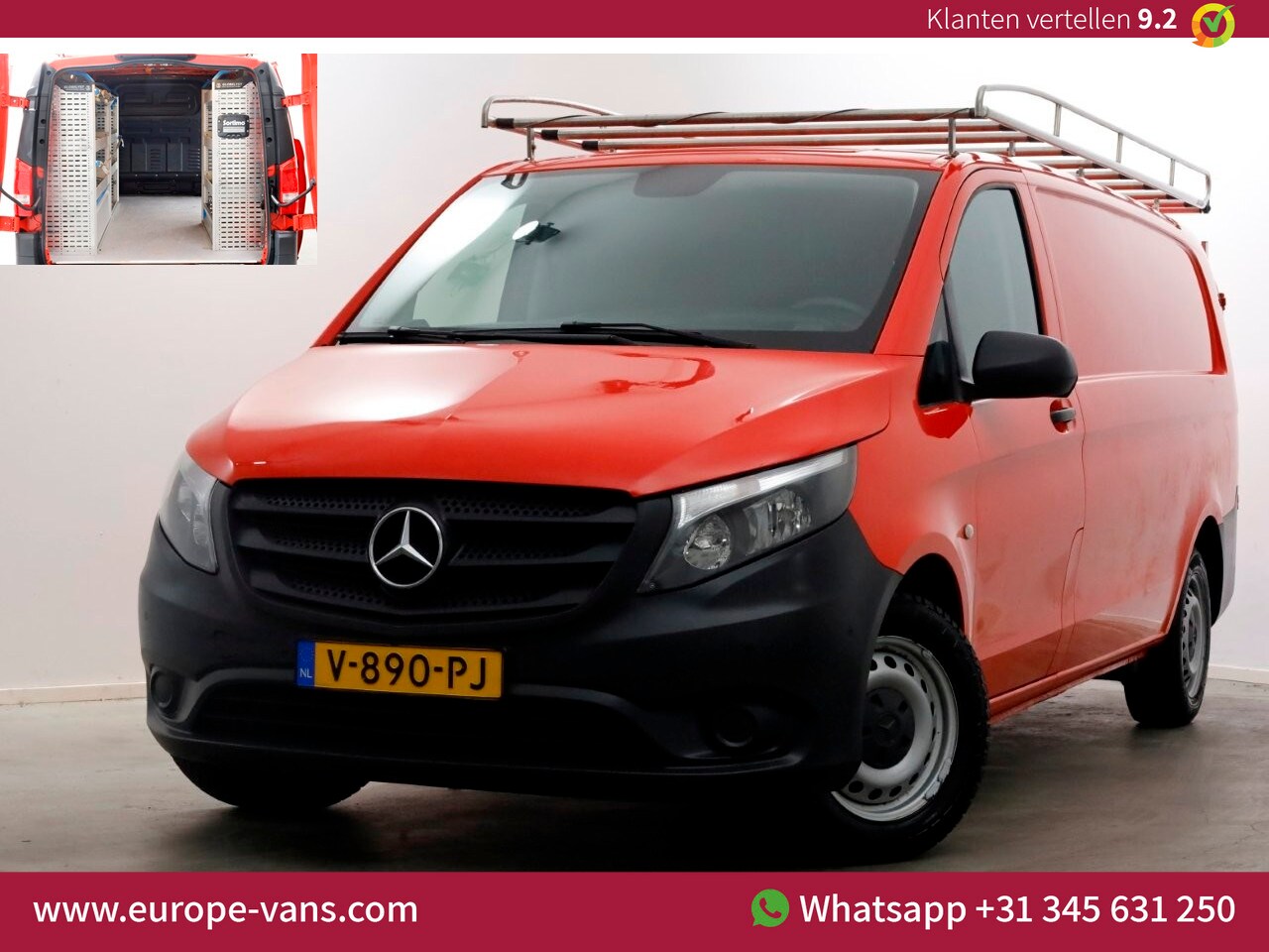 Mercedes-Benz Vito - 114 CDI 136pk E6 XL Extra Lang Airco/Navi/Camera/Inrichting 06-2018 - AutoWereld.nl