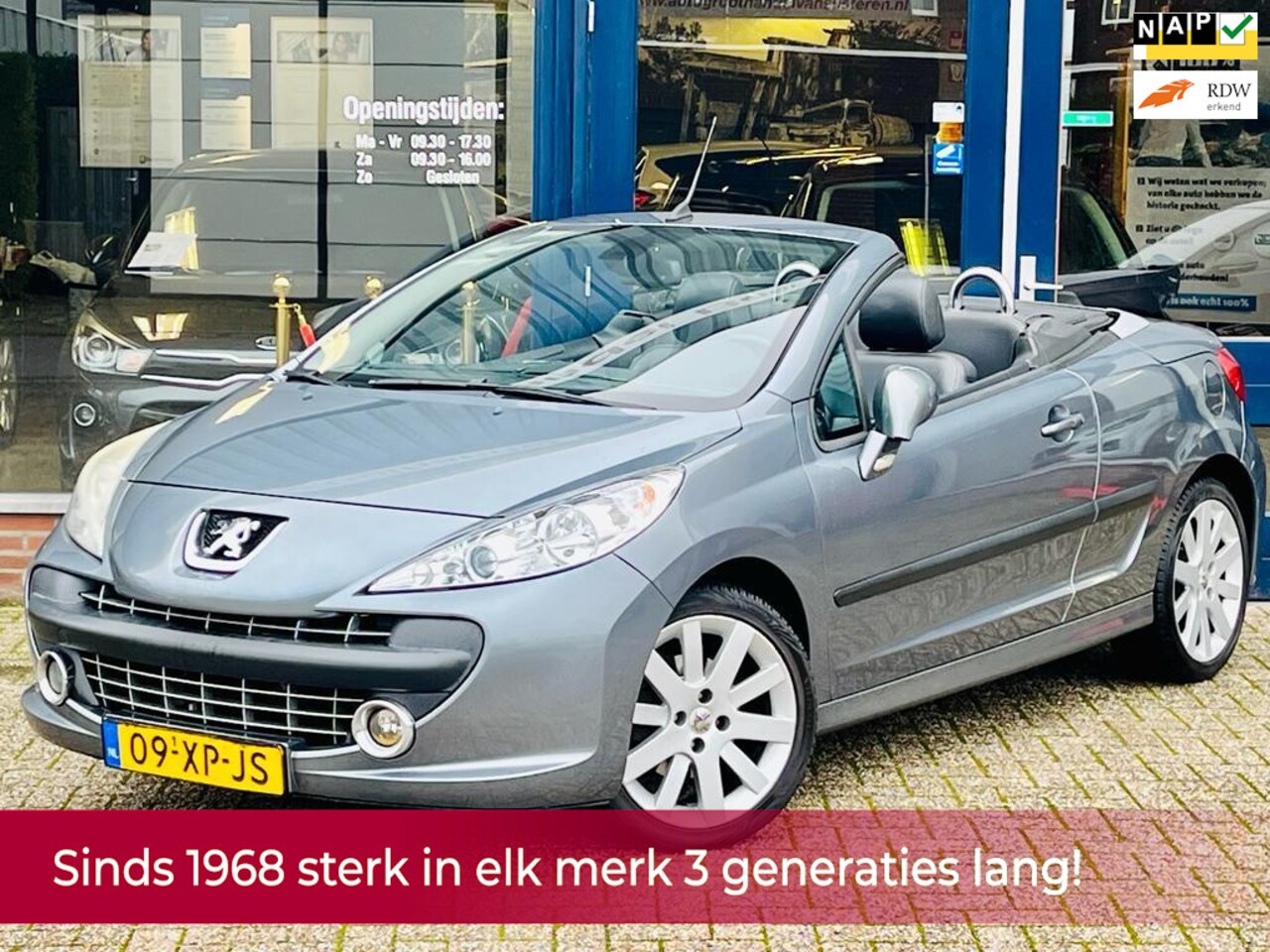 Peugeot 207 CC - 1.6 VTi Féline AUTOMAAT! Leer l Airco ECC l JBL l Stoelverwarming l LM l Elek pakket! Deal - AutoWereld.nl