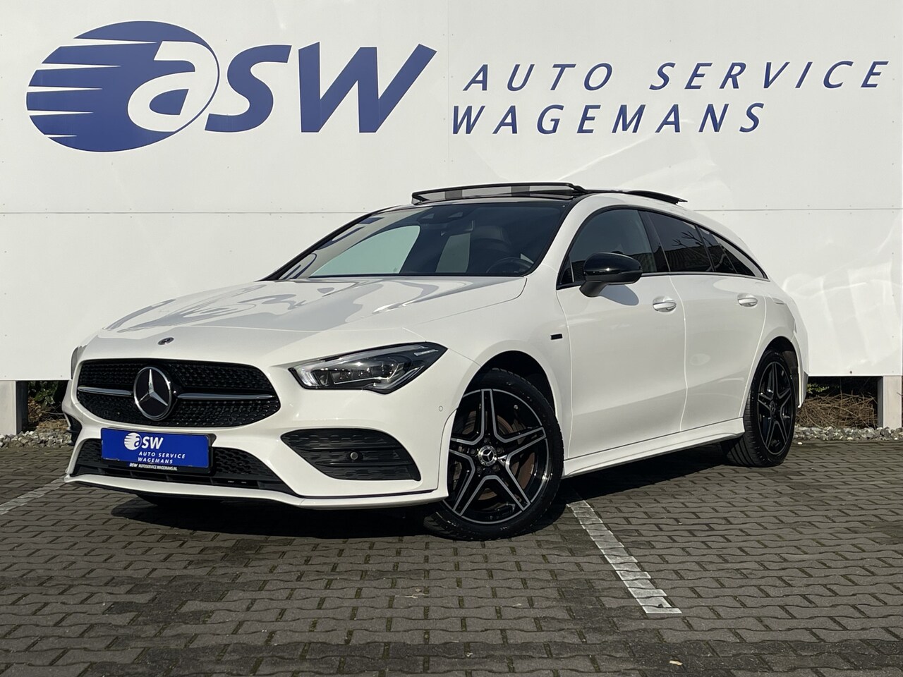 Mercedes-Benz CLA-klasse Shooting Brake - 250 e Business Solution AMG Limited | Pano | Multibeam | Sfeerverlichting | Camera - AutoWereld.nl