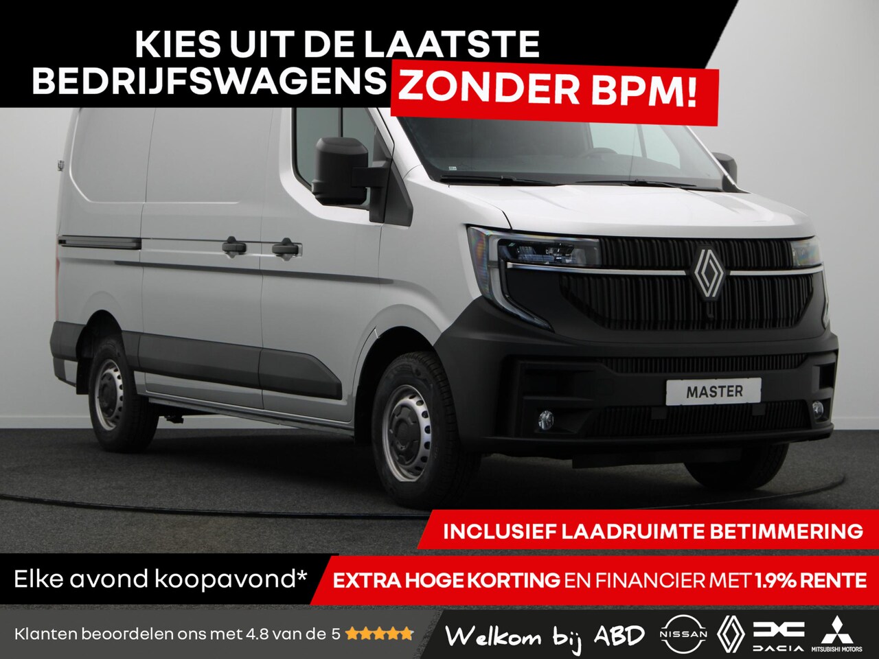 Renault Master - T35 2.0 dCi 130pk L2H2 Advance | Laadruimtepakket | Trekhaak | Achteruitrijcamera | - AutoWereld.nl